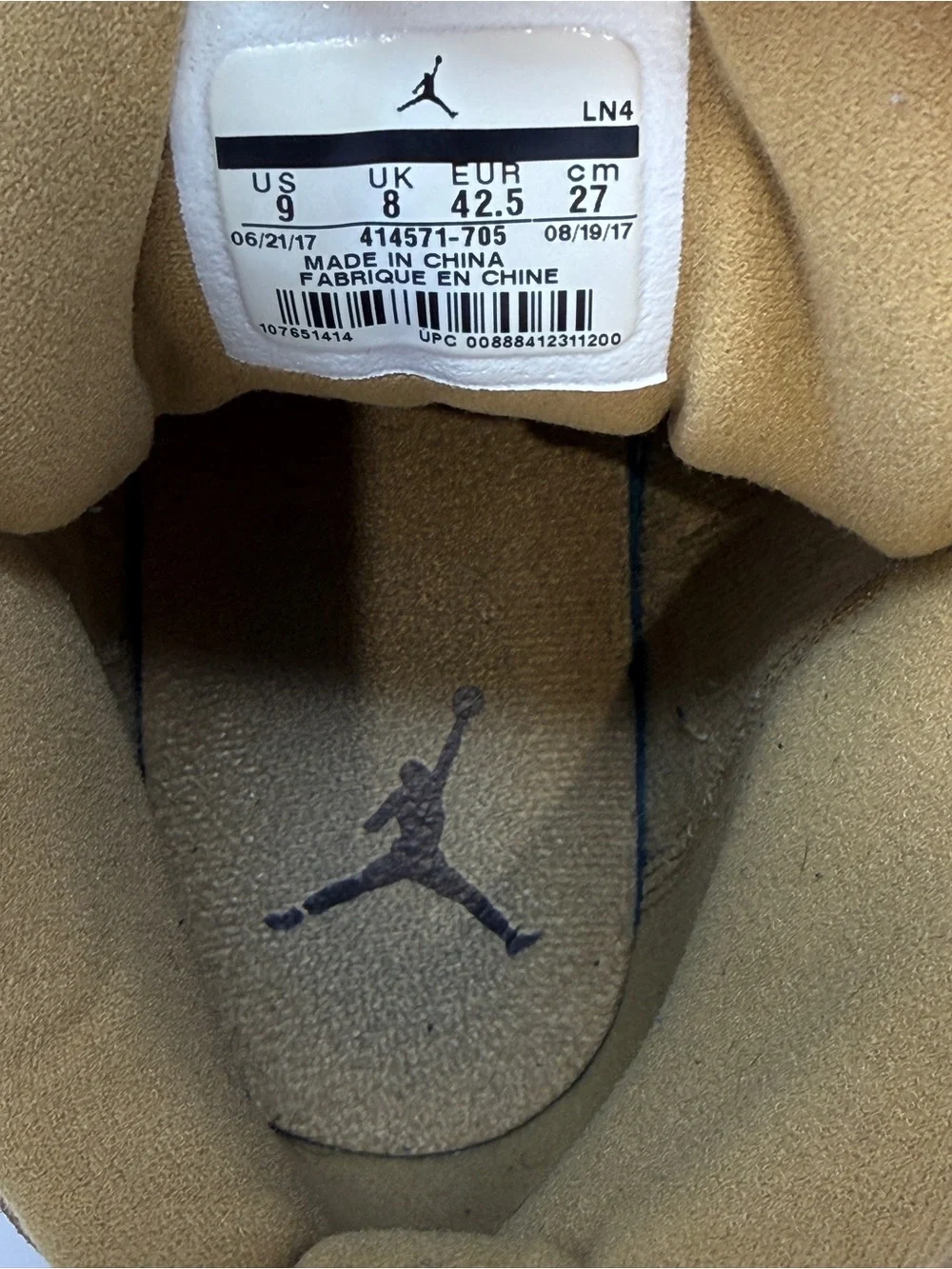 Jordan premium tan